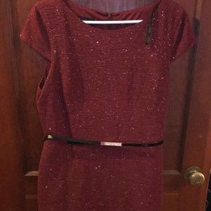 Red Sparkle Cocktail Dress